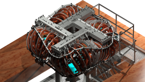 HSX rendering, full vessel, isometric view.